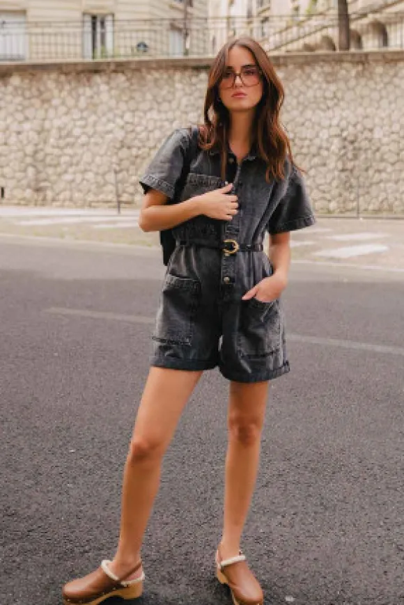 COMBINAISON CHUCK DENIM GRIS