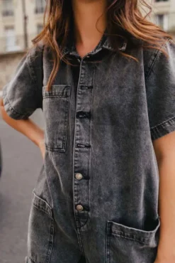 COMBINAISON CHUCK DENIM GRIS