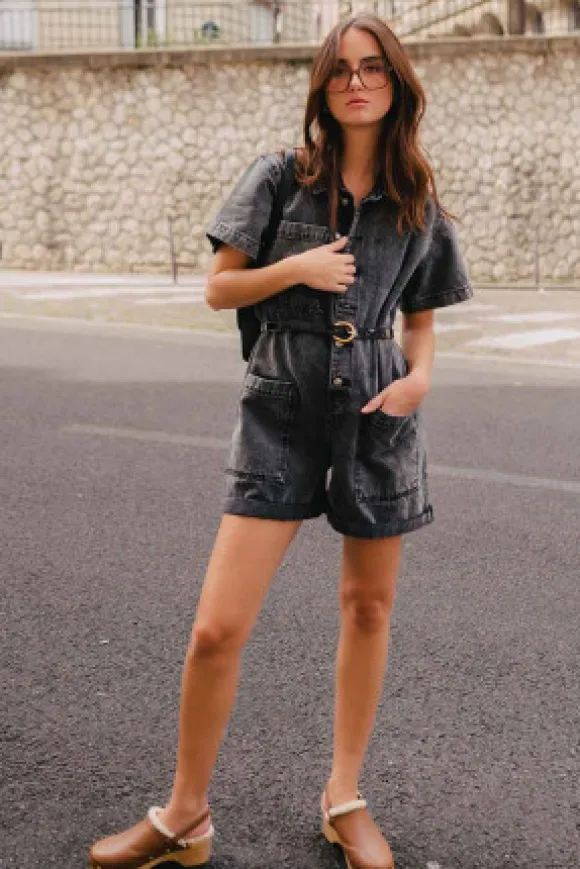 COMBINAISON CHUCK DENIM GRIS