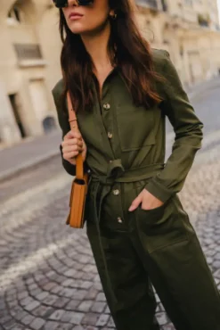 COMBINAISON MORGANE GABARDINE KAKI