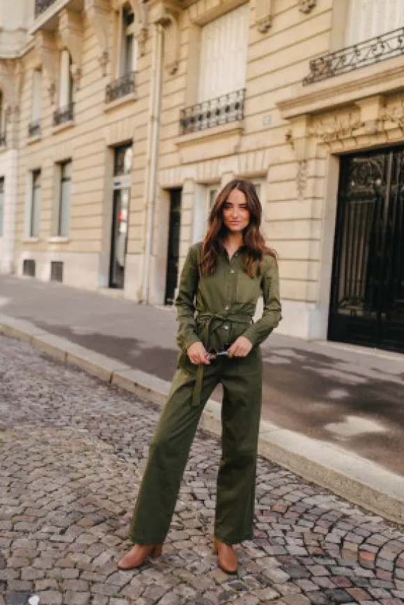 COMBINAISON MORGANE GABARDINE KAKI