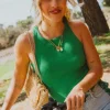 DÉBARDEUR AGNÈS VERT