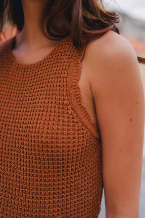 DÉBARDEUR FÉRRIS TERRACOTTA