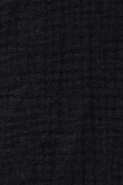 DÉBARDEUR TERRY NOIR COTON