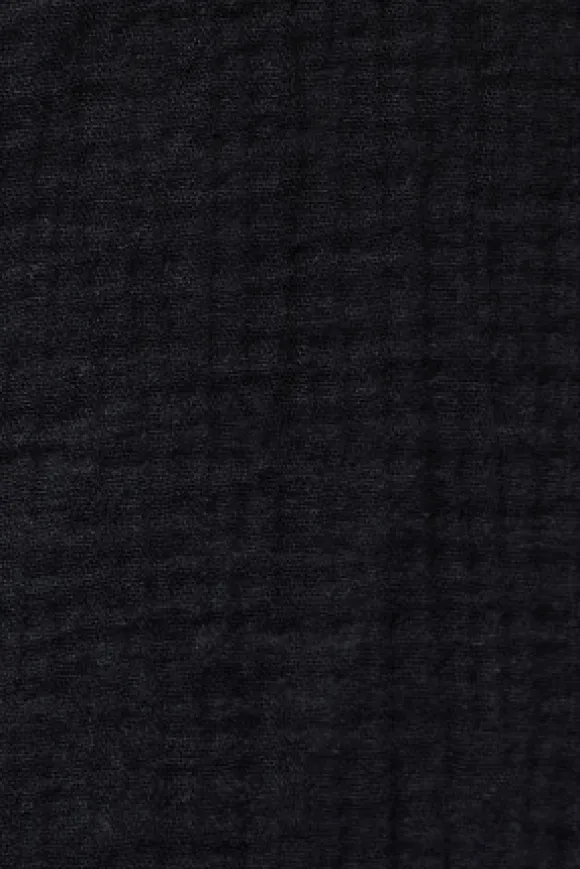DÉBARDEUR TERRY NOIR COTON