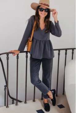 DENIM MAËL GRIS