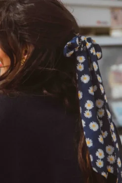 FOULARD MARGUERITE BLEU