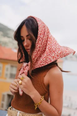 FOULARD MELBA ROUGE