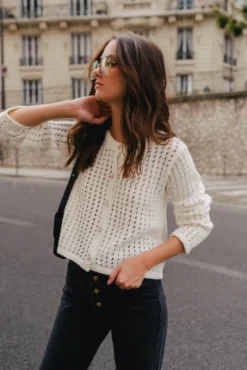 GILET ALLAN CREME