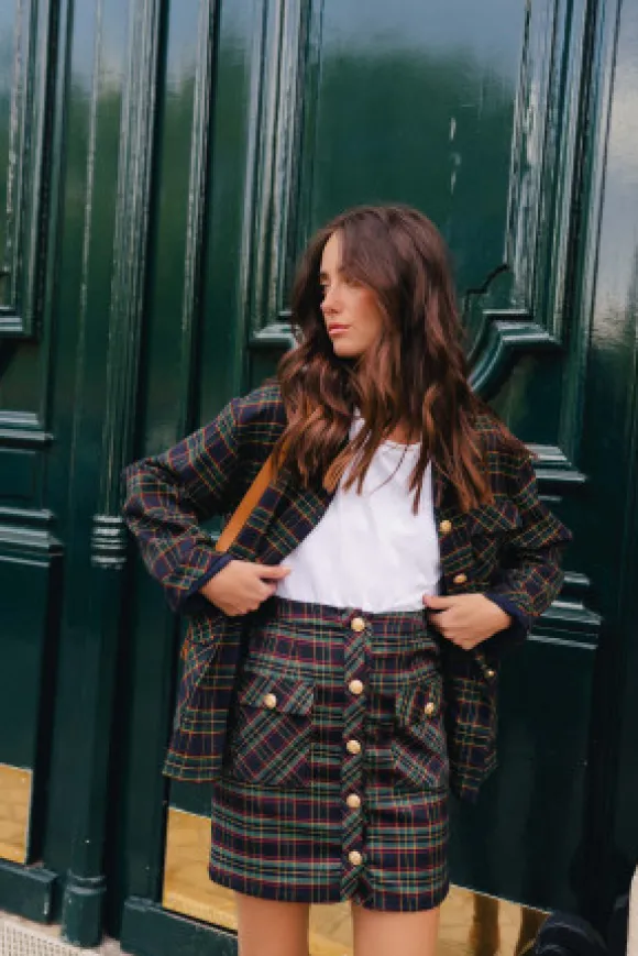 JUPE BRITANY TARTAN