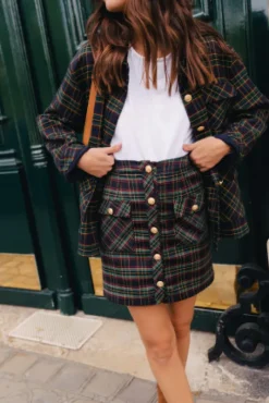 JUPE BRITANY TARTAN