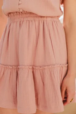 JUPE EDMA BLUSH COTON