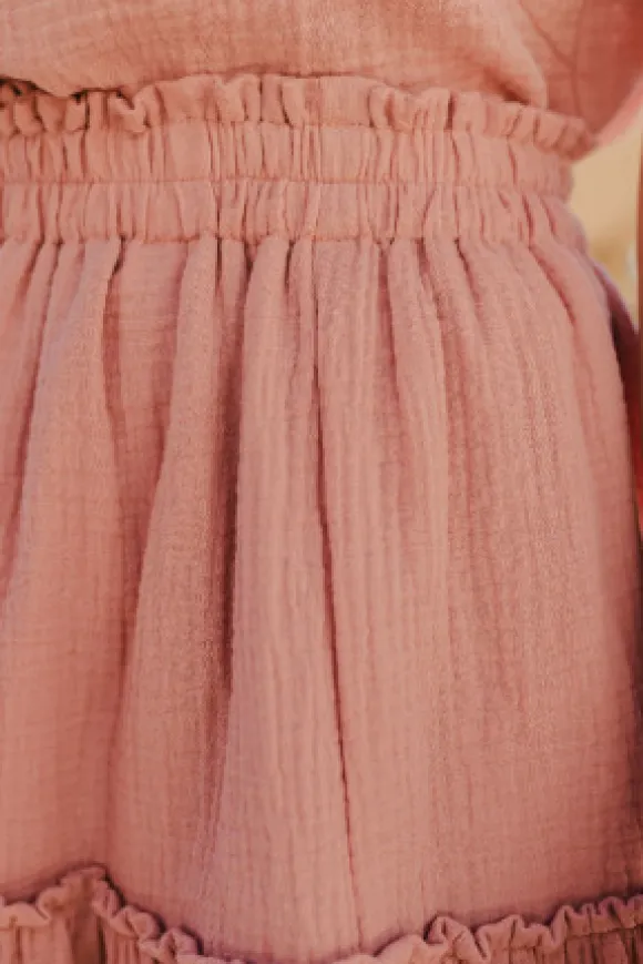 JUPE EDMA BLUSH COTON