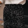 JUPE ELOI SEQUIN NOIR