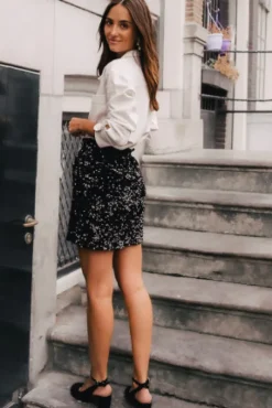 JUPE ELOI SEQUIN NOIR