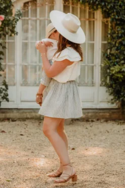 JUPE ELOISE LINE MARINE