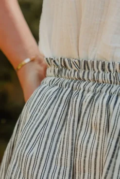 JUPE ELOISE LINE MARINE