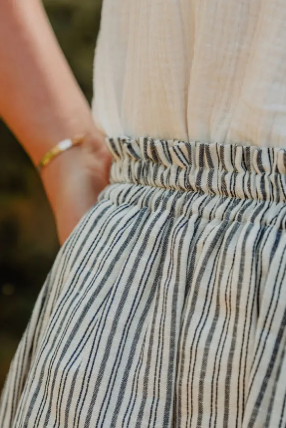 JUPE ELOISE LINE MARINE