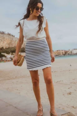 JUPE LYDIA MARINIERE