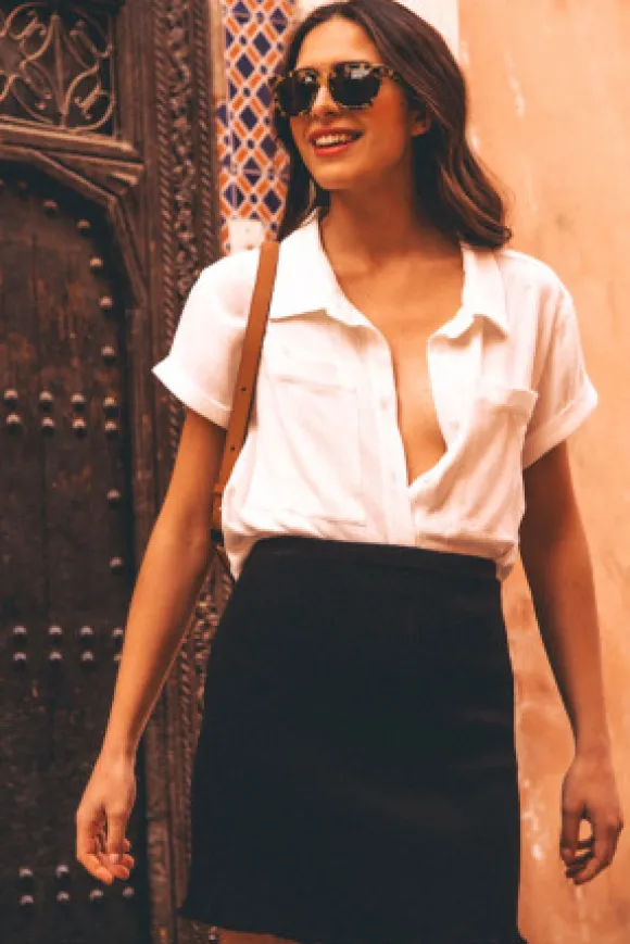 JUPE LYDIA NOIR