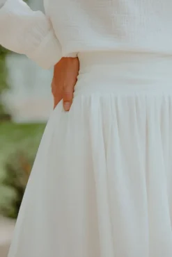 JUPE MÉLINE BLANC