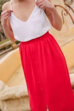 JUPE PHOEBE ROUGE
