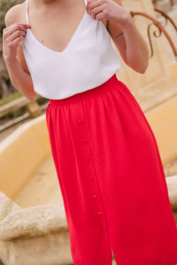 JUPE PHOEBE ROUGE