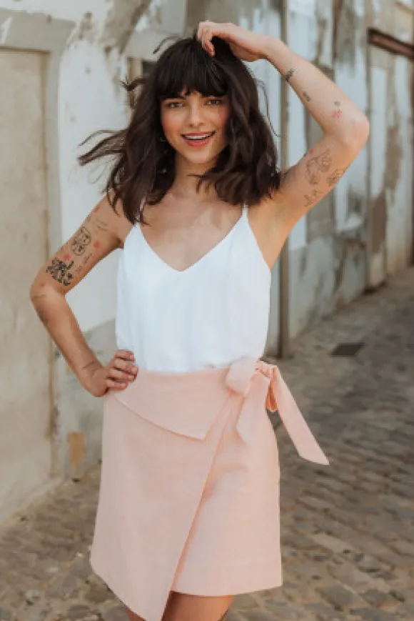 JUPE RACHEL LIN ROSE