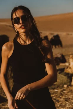 JUPE SHORT MILEY DENIM NOIR
