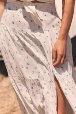 JUPE VIVIANA BLEUET