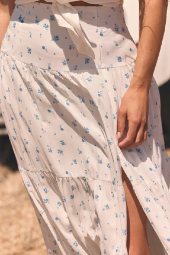 JUPE VIVIANA BLEUET