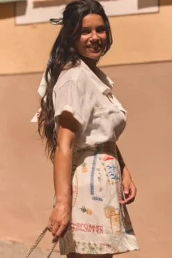 JUPE YSEULT TROPICAL