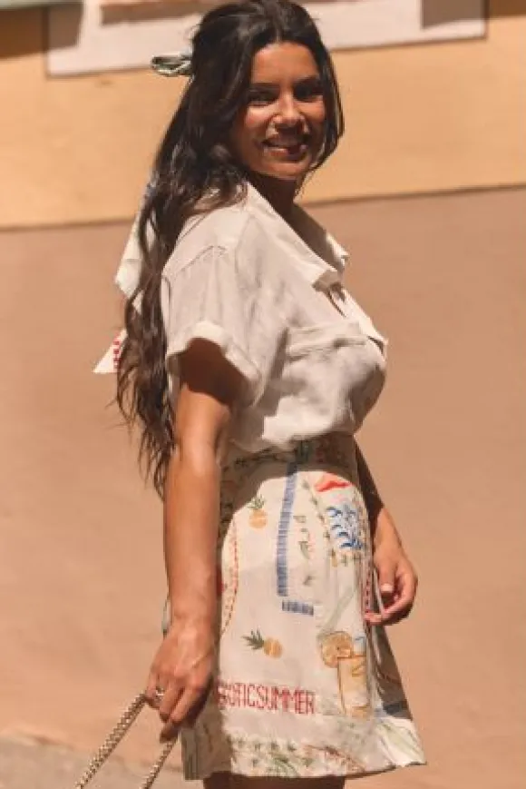 JUPE YSEULT TROPICAL