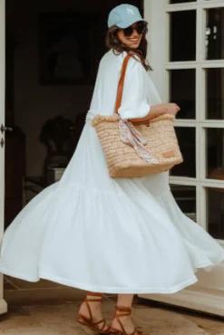 KIMONO BAO BLANC COTON