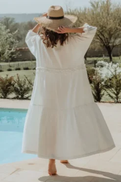 KIMONO BAO BLANC COTON