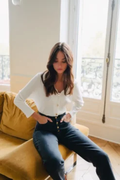MAILLE SACHA POPON BLANC