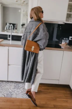 MANTEAU JÉRÉMY CHEVRON NOIR