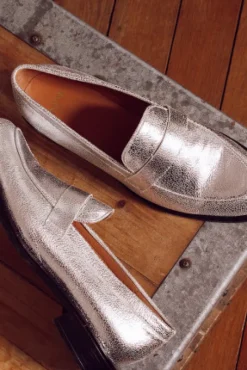 MOCASSINS AMBER ARGENT
