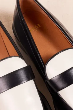 MOCASSINS AMBER BICOLORE