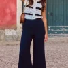 PANTALON BRUNA MARINE