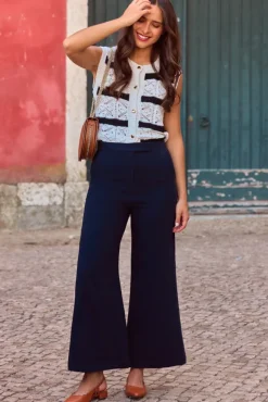 PANTALON BRUNA MARINE