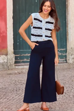 PANTALON BRUNA MARINE