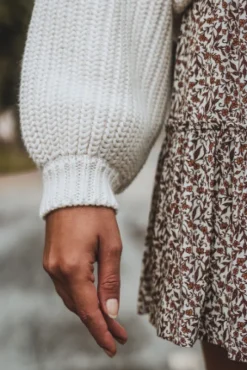 PULL CISTE ÉCRU