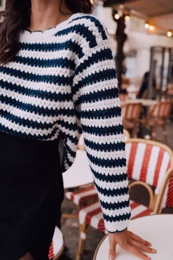 PULL DEGAS MARINE ECRU