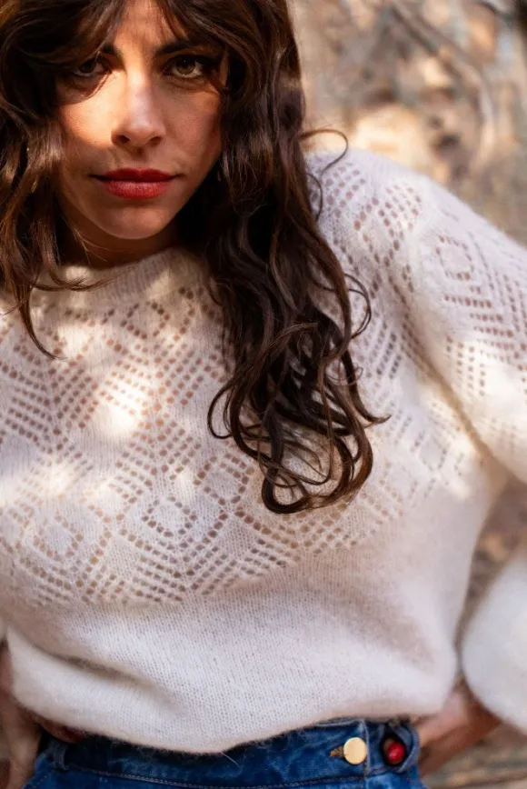 PULL LOLKA ÉCRU