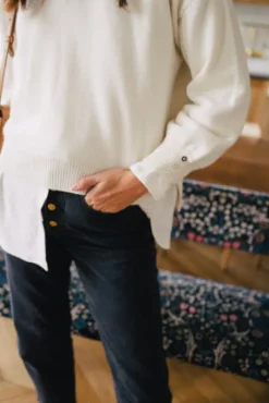 PULL LUCAS ÉCRU