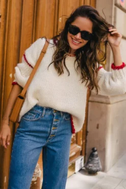 PULL NYLIA BLANC
