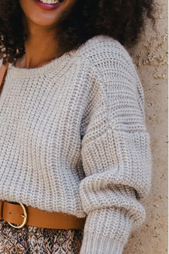 PULL SELLY GRIS