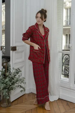 PYJAMA MIRANDA TARTAN ROUGE