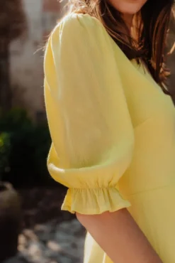 ROBE ADELIA JAUNE